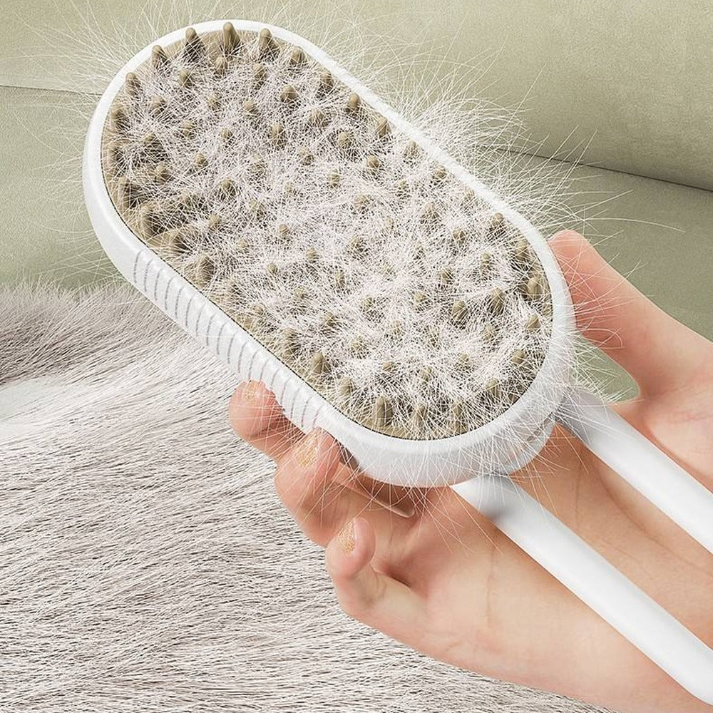 Loose fur collected by the MistBrush